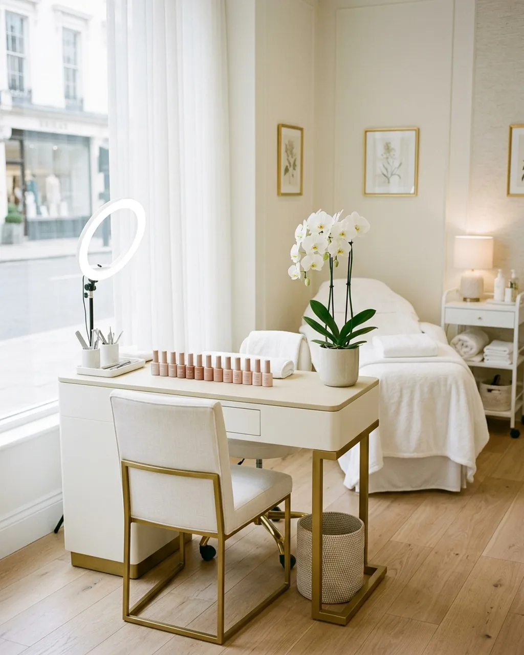 Cabina de estética y manicura